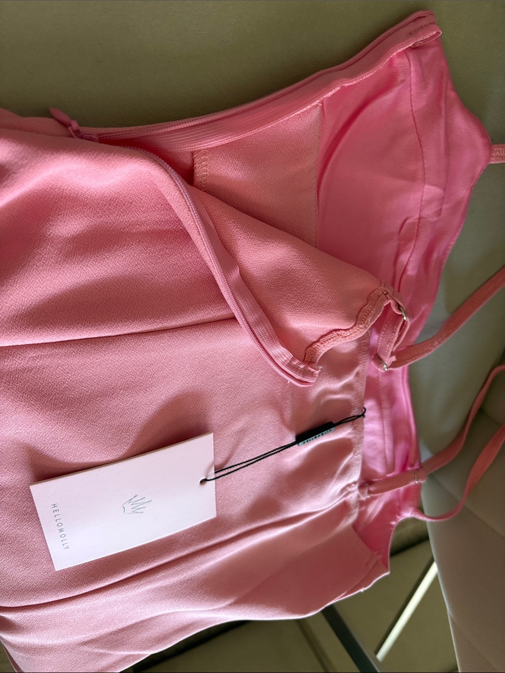 Hello Molly Pink Cutout Bodycon Mini Dress - Picture 4 of 5